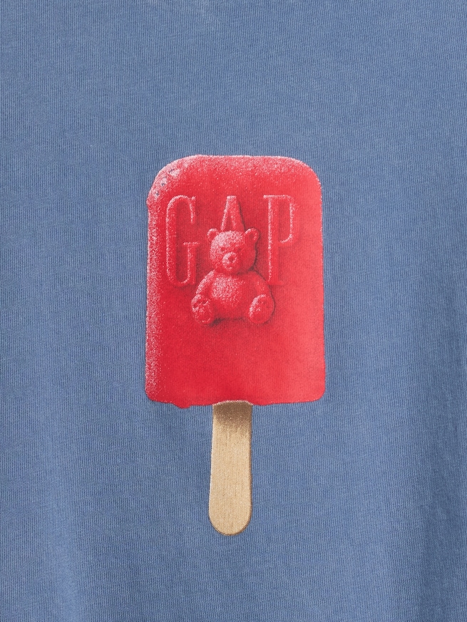 オーバーサイズ グラフィックTシャツ (キッズ)-3