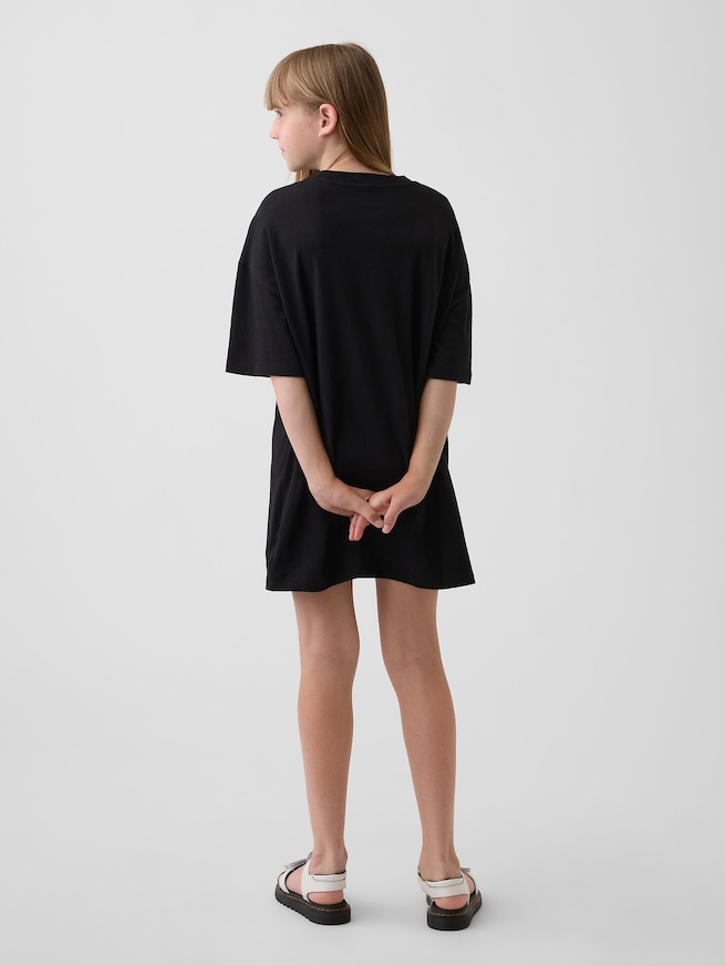 オーバーサイズ GAPロゴ  Tシャツワンピース (キッズ)-1