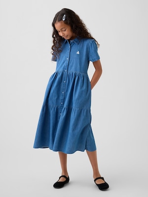 ブラナンベア ティアード シャツワンピース (キッズ)