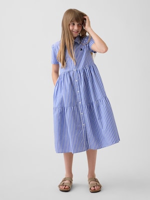 ブラナンベア ティアード シャツワンピース (キッズ)