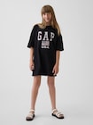 オーバーサイズ GAPロゴ  Tシャツワンピース (キッズ)-0
