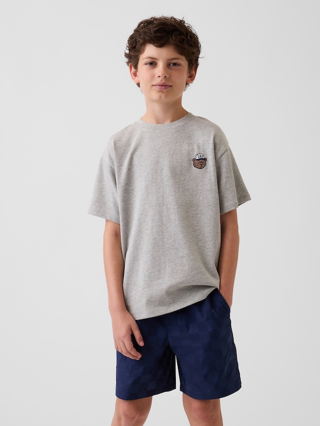 リラックスフィット GAPロゴTシャツ (キッズ)-0