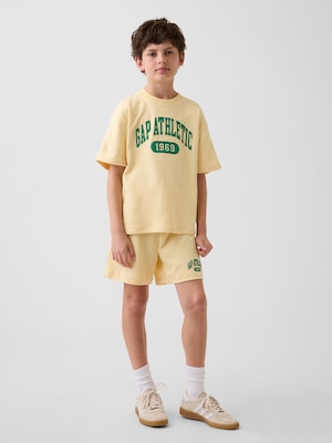 リラックスフィット プルオン フレンチテリー ショートパンツ (キッズ)