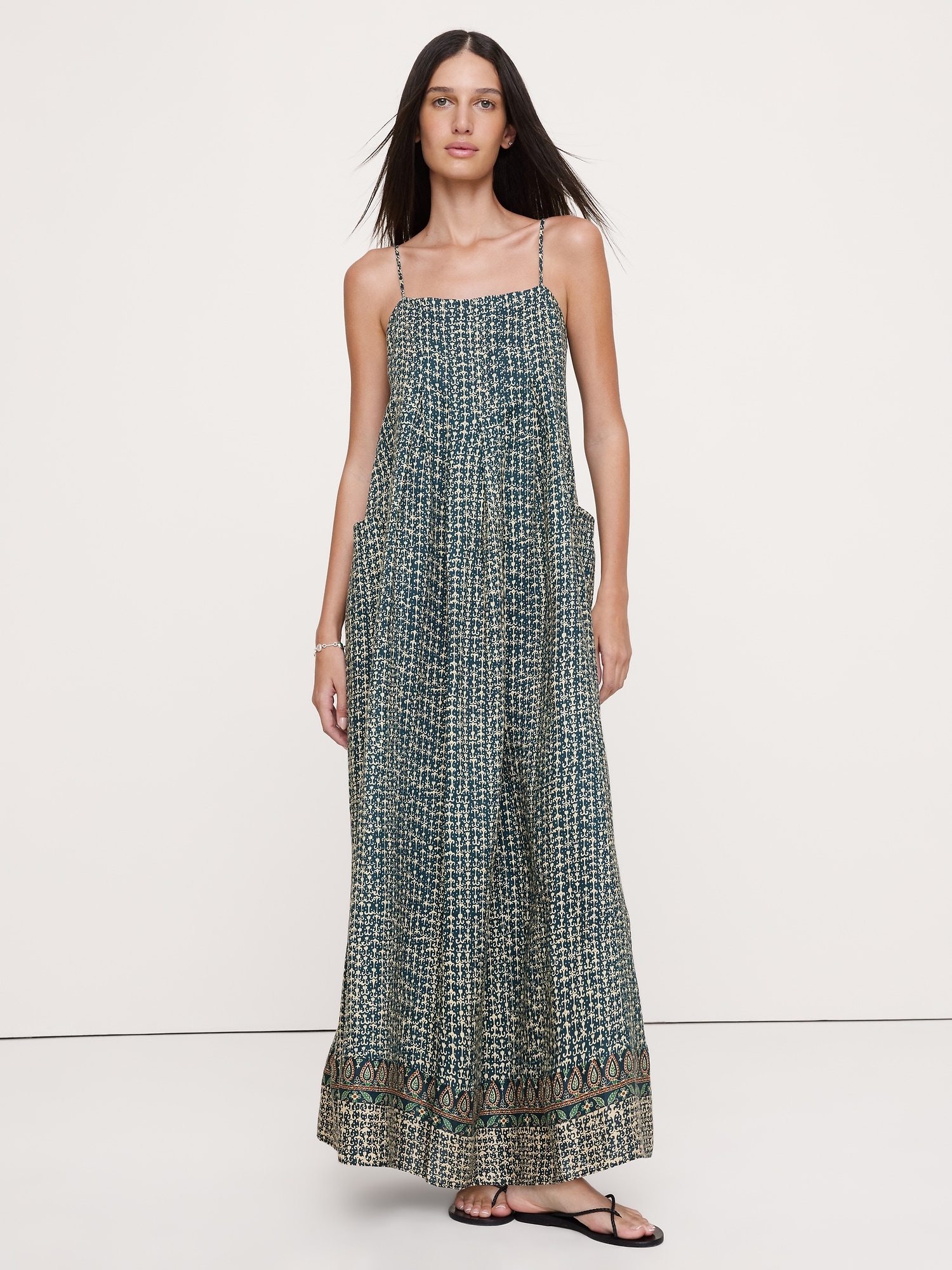 ROBE TRAPÈZE EN LIN