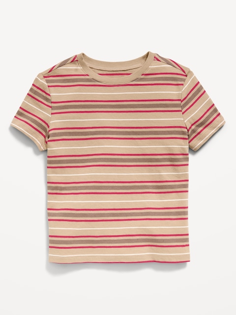 T-SHIRT RAYÉ À MANCHES COURTES POUR TOUT-PETIT