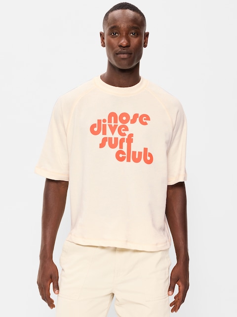 Loose Raglan Cropped Sweatshirt