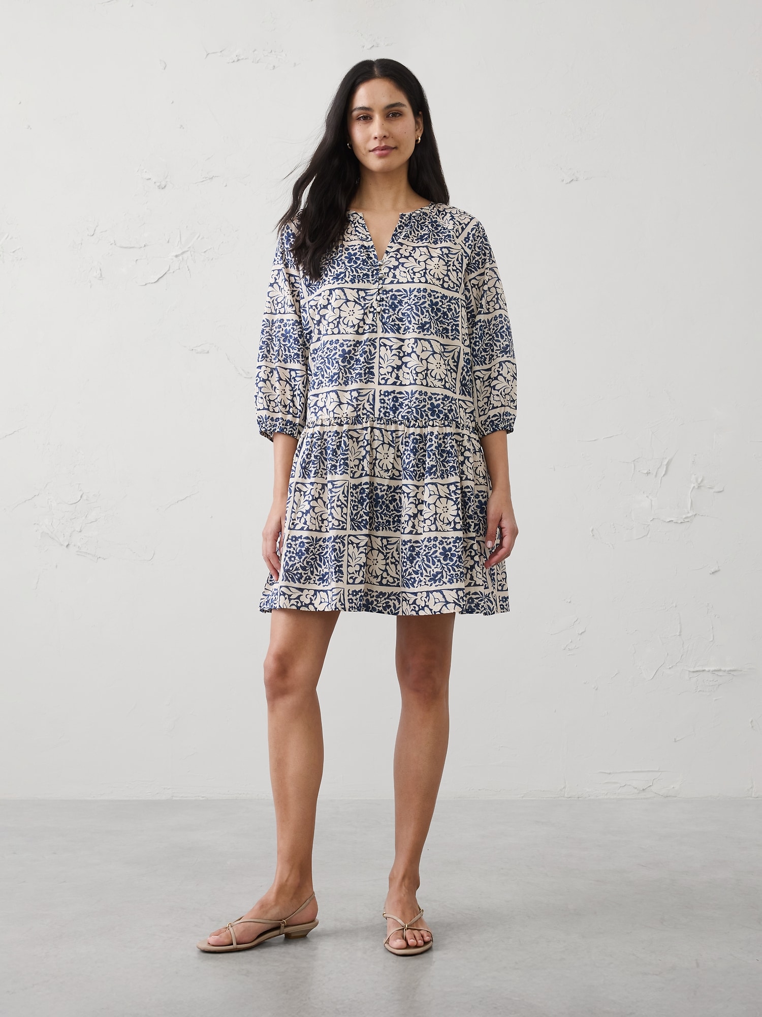 Tiered Above-Knee Dress