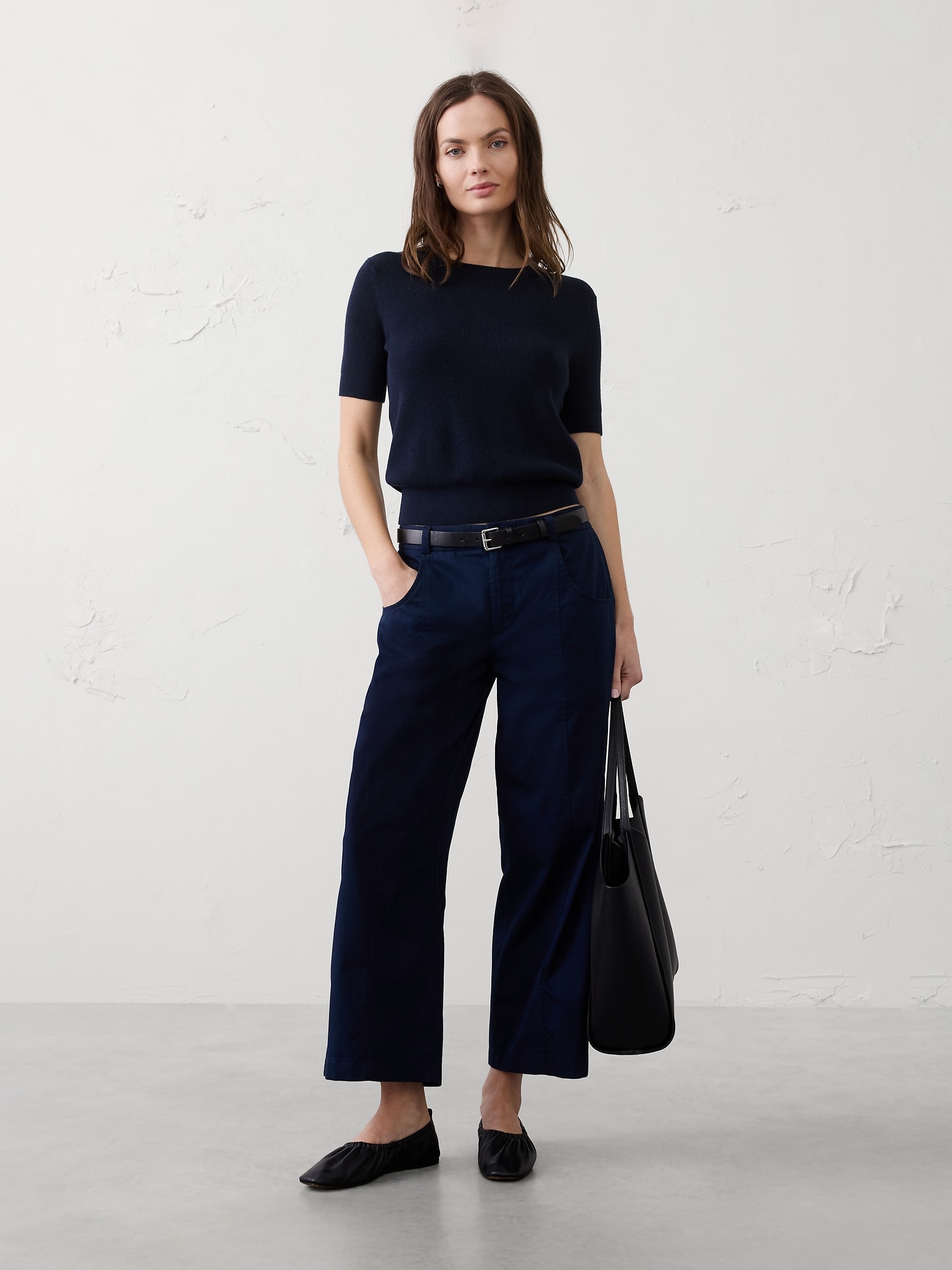 Textured Sweater T-Shirt