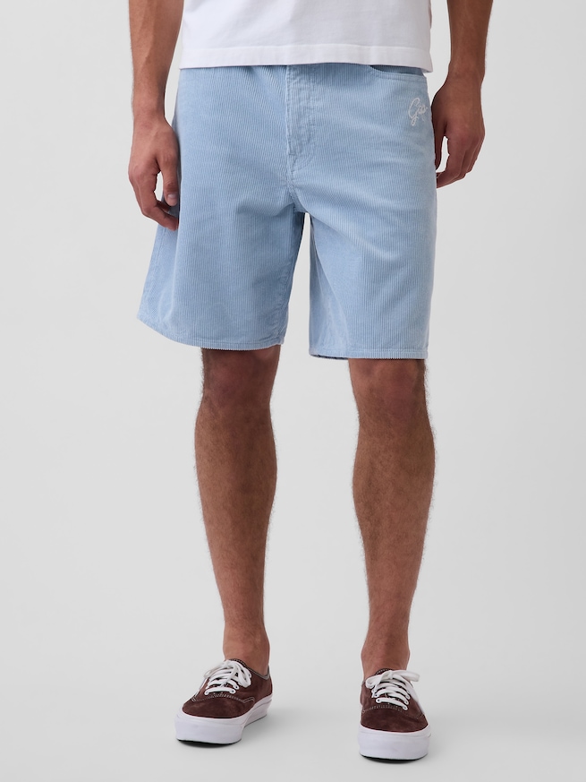 9インチ リラックスフィット コーデュロイ ショートパンツ-1