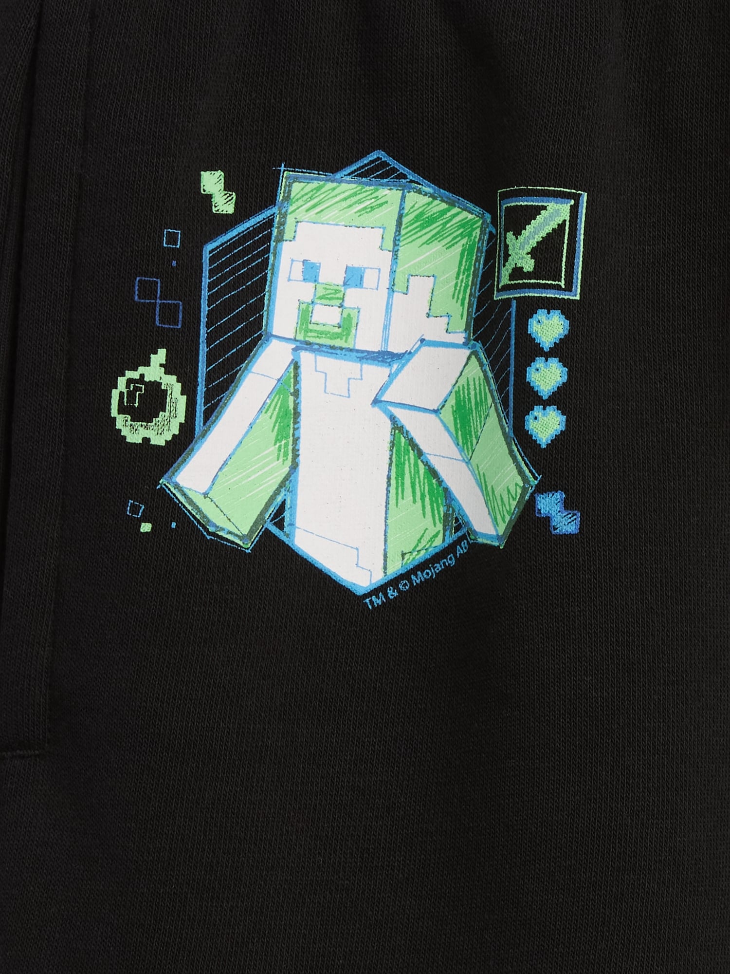 GapKids マインクラフト リラックスフィット プルオン ショートパンツ-4
