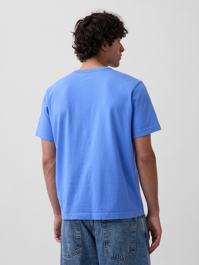 リラックスフィット ブラナンベア GAPロゴTシャツ-2