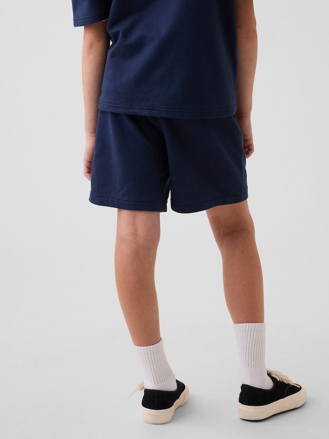 リラックスフィット プルオン フレンチテリー ショートパンツ (キッズ)-2