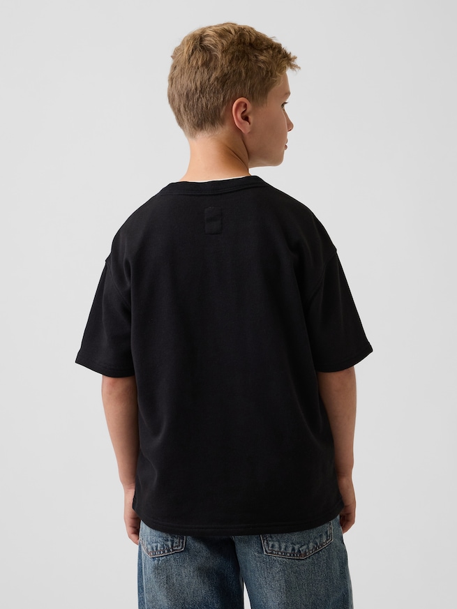 フレンチテリー 半袖 スウェットシャツ (キッズ)-1