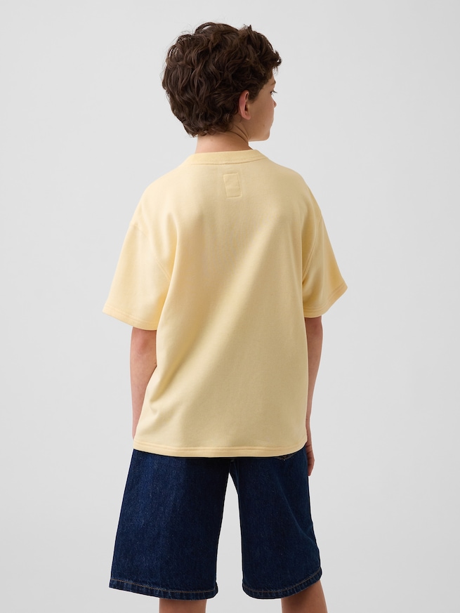 フレンチテリー 半袖 スウェットシャツ (キッズ)-1