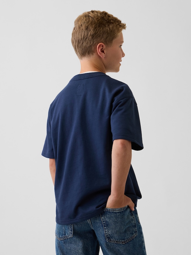 フレンチテリー 半袖 スウェットシャツ (キッズ)-1