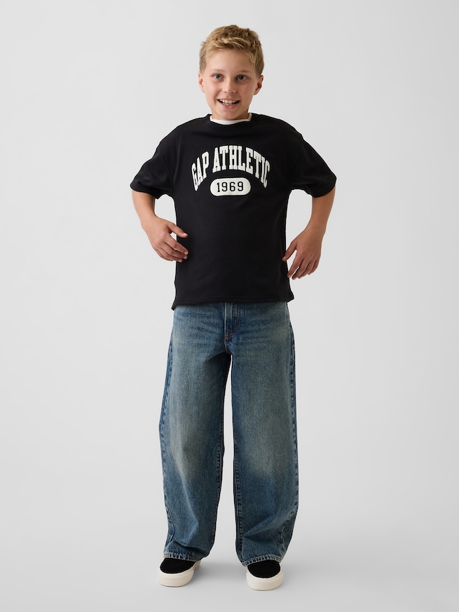 フレンチテリー 半袖 スウェットシャツ (キッズ)-2