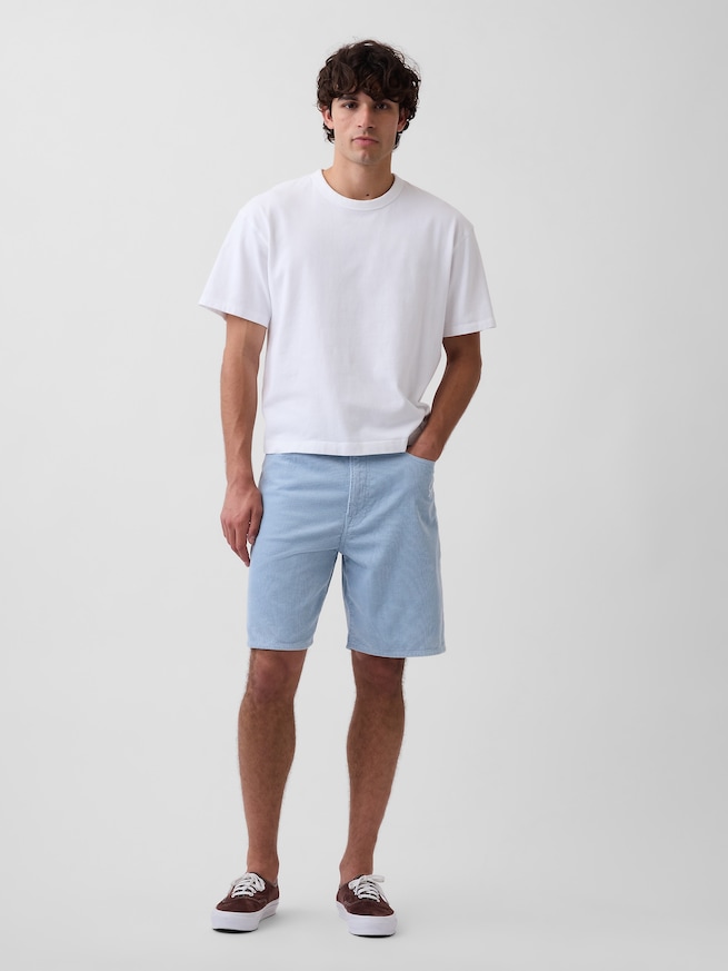 9インチ リラックスフィット コーデュロイ ショートパンツ-0