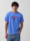 リラックスフィット ブラナンベア GAPロゴTシャツ-0