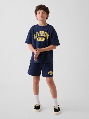 リラックスフィット プルオン フレンチテリー ショートパンツ (キッズ)