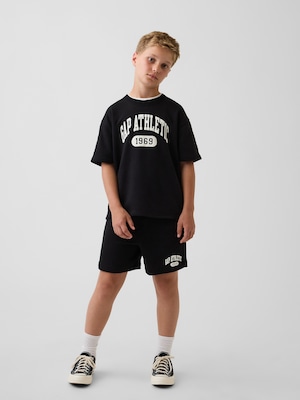 リラックスフィット プルオン フレンチテリー ショートパンツ (キッズ)