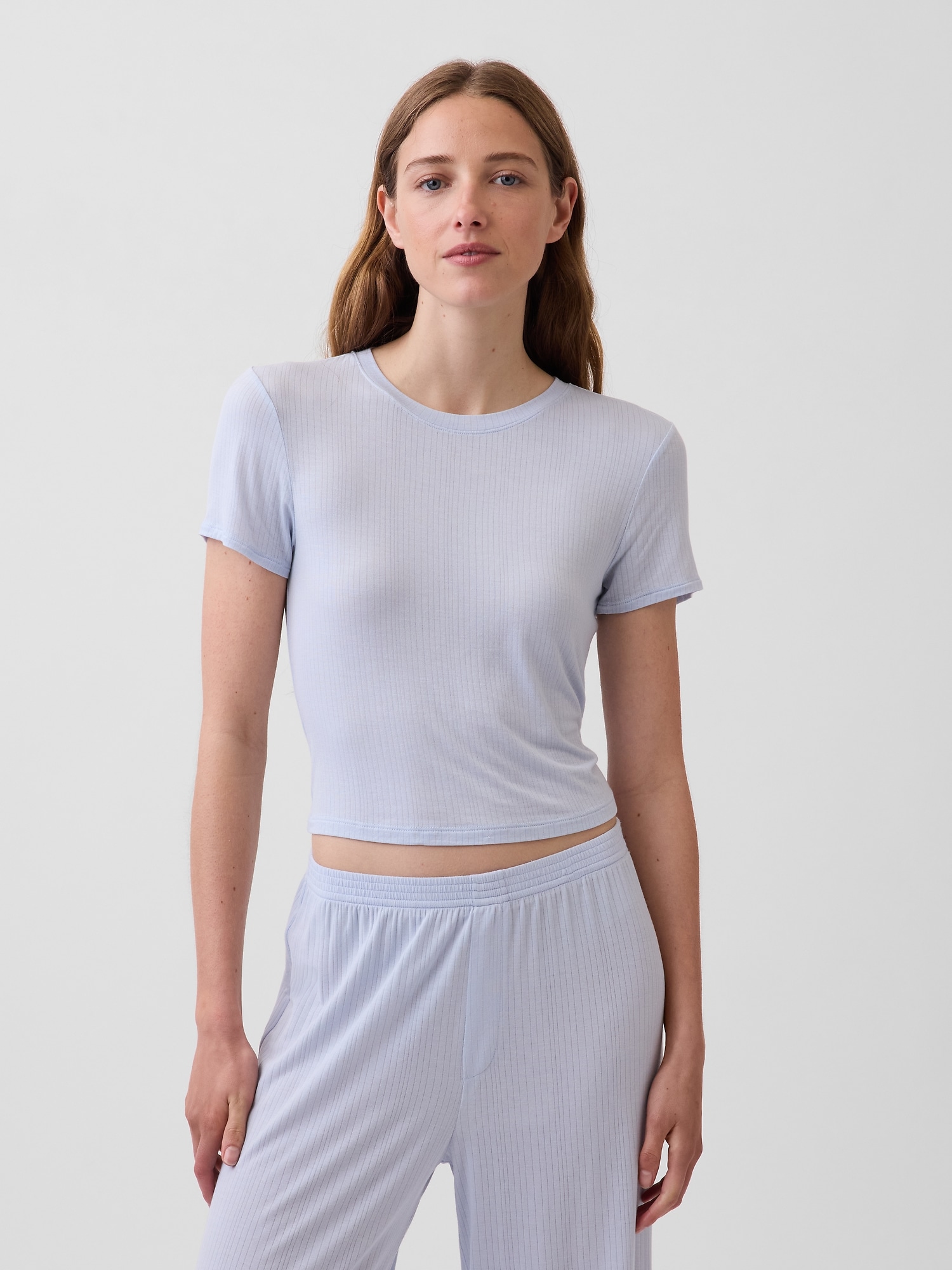 Softest UltraFine Rib Modal PJ T-Shirt