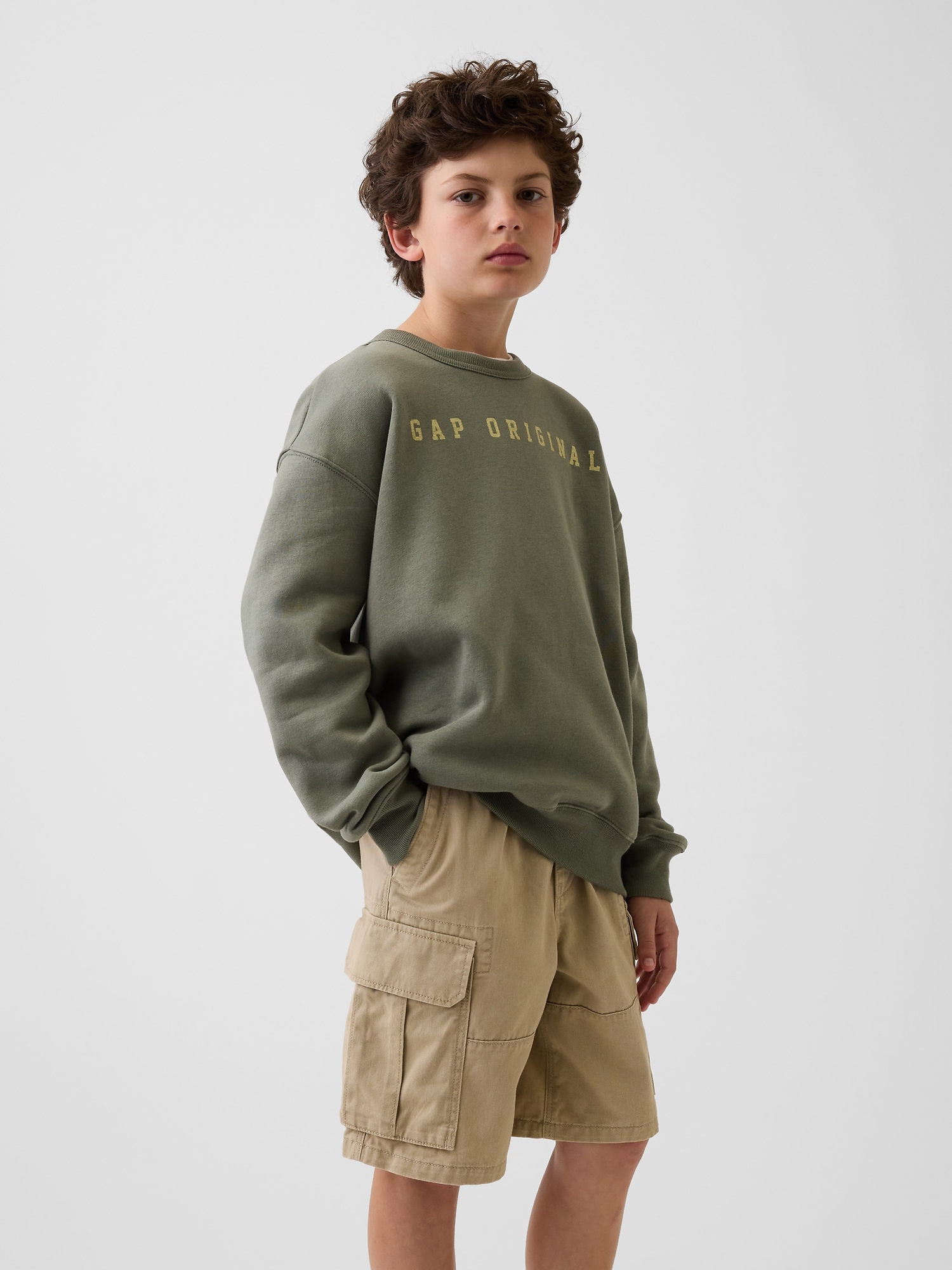 Kids Relaxed Graphic Sweatshirt