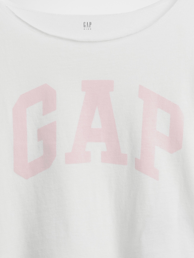 オーバーサイズ ワイドネック Tシャツ (キッズ)-3