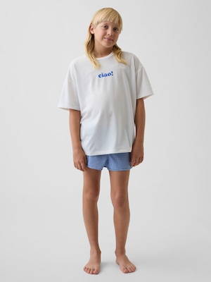 リサイクル ショートパンツパジャマセット (キッズ)