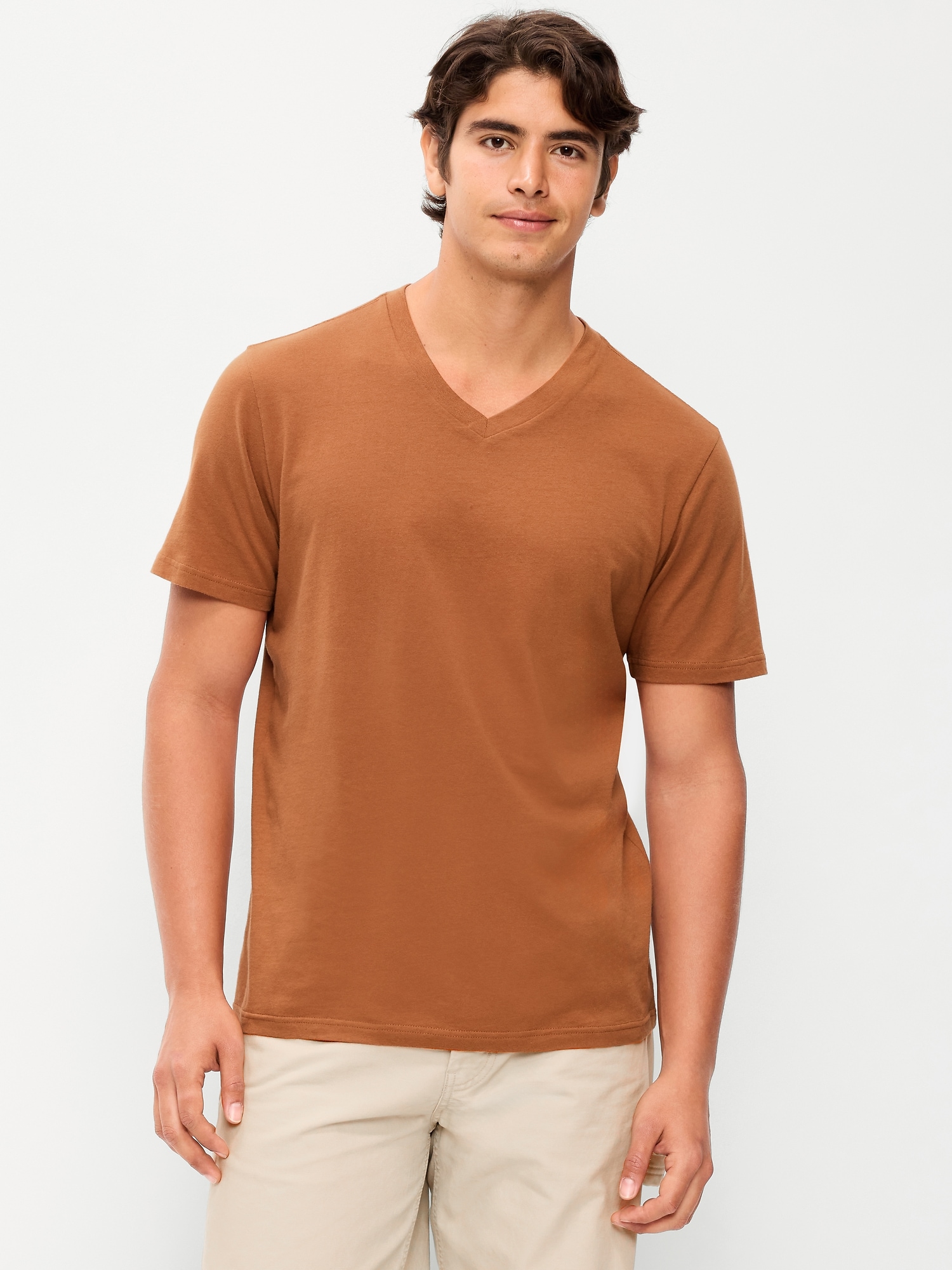 T-SHIRT À ENCOLURE EN V