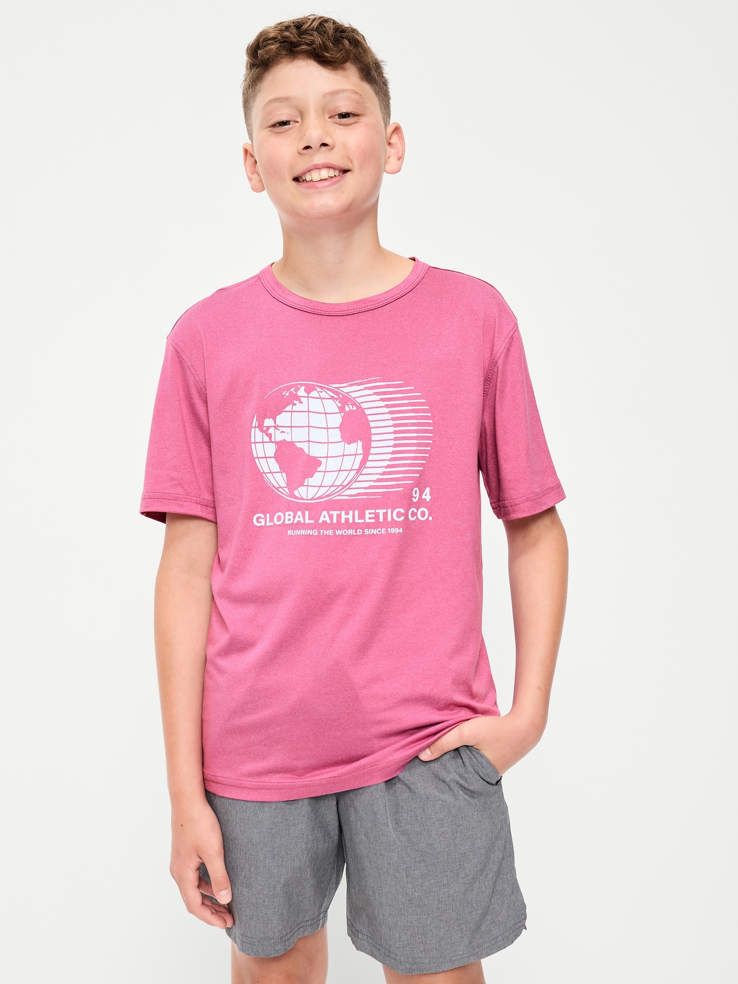 CloudMotion Graphic Performance T-Shirt for Boys