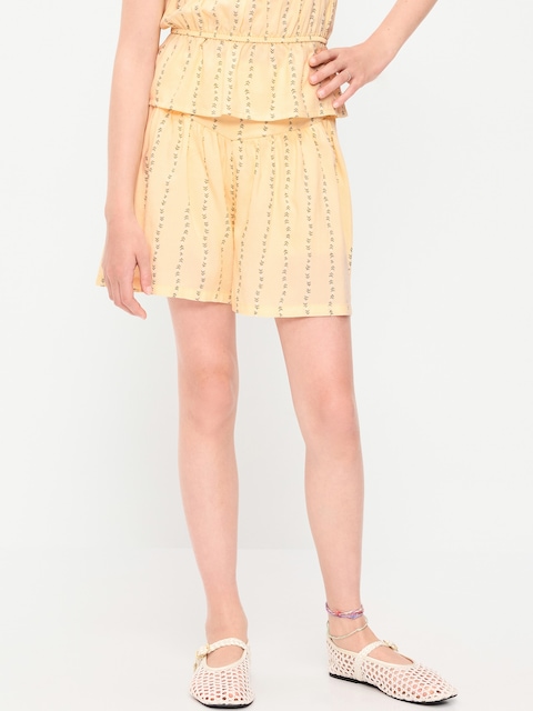 Printed Pull-On Shorts for Girls