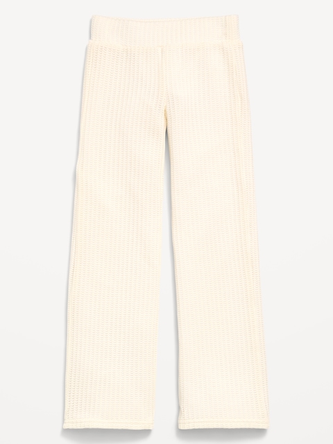 Low-Rise Jacquard Knit Pants for Girls