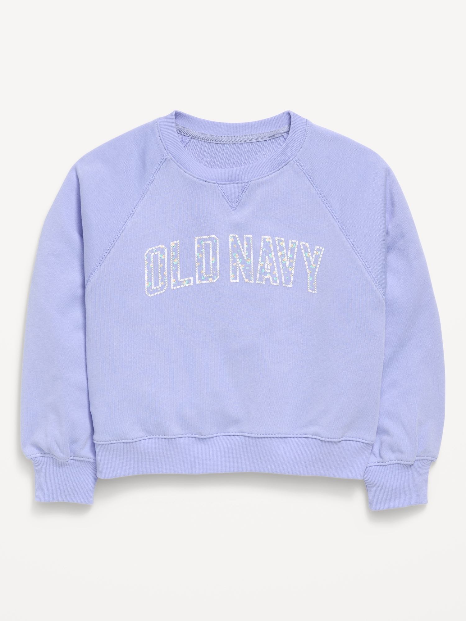 Logo-Graphic Crew-Neck Sweatshirt for Girls