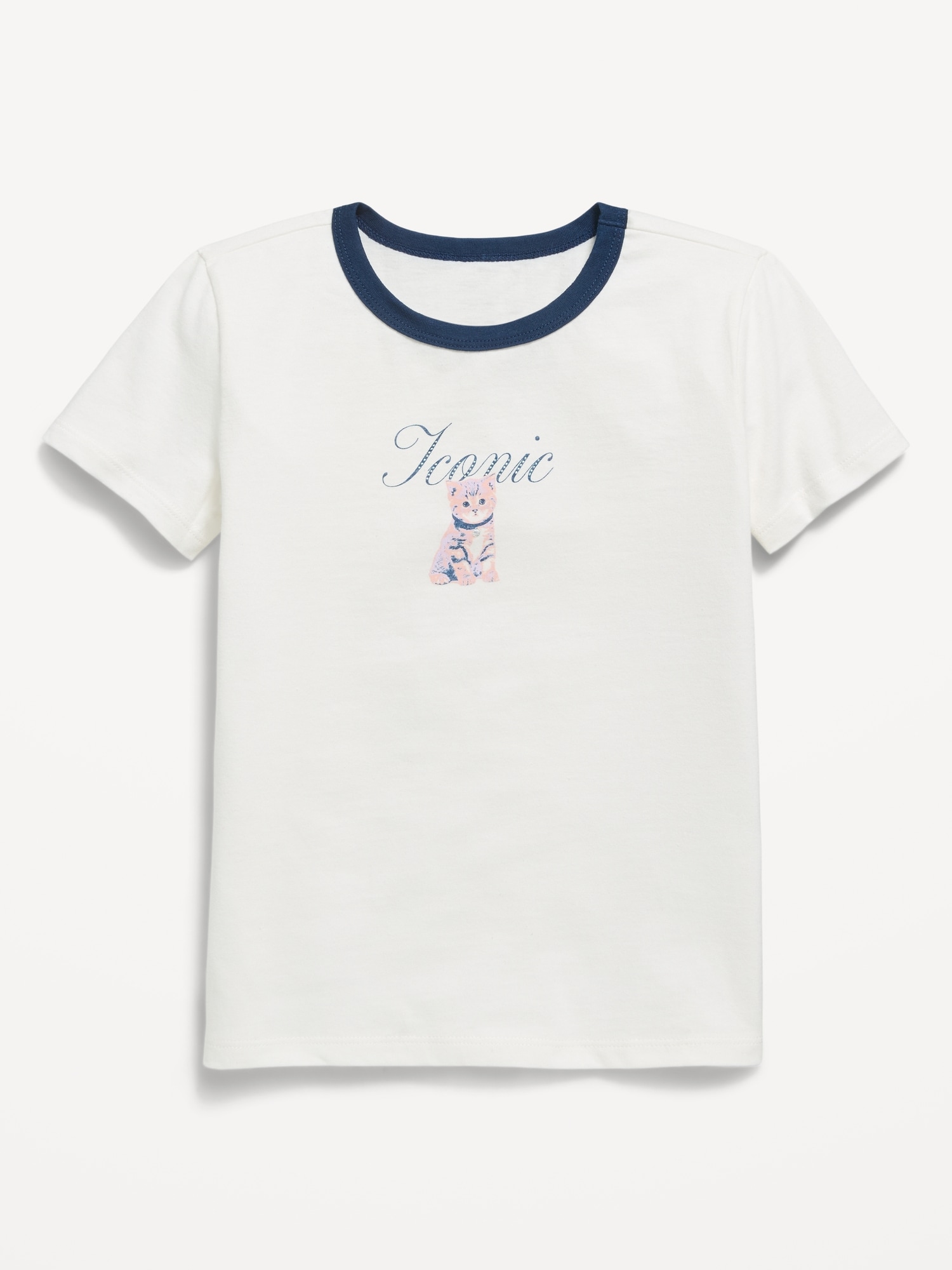 T-SHIRT À MANCHES COURTES À IMPRIMÉ POUR FILLE