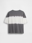 ヘビーウェイト オーバーサイズ タイダイ Tシャツ (キッズ)-3