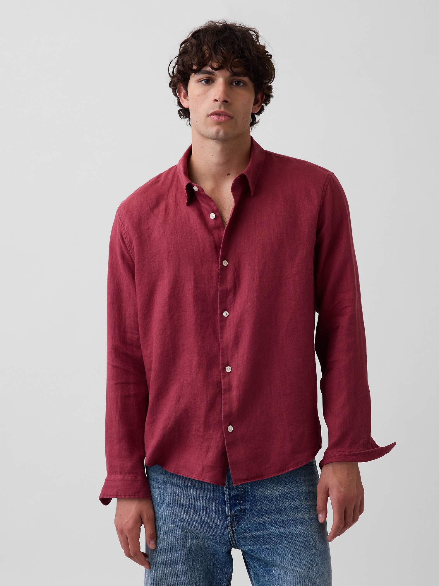 100% Linen Relaxed Shirt