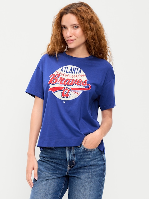 Atlanta Braves Crew-Neck T-Shirt for Women