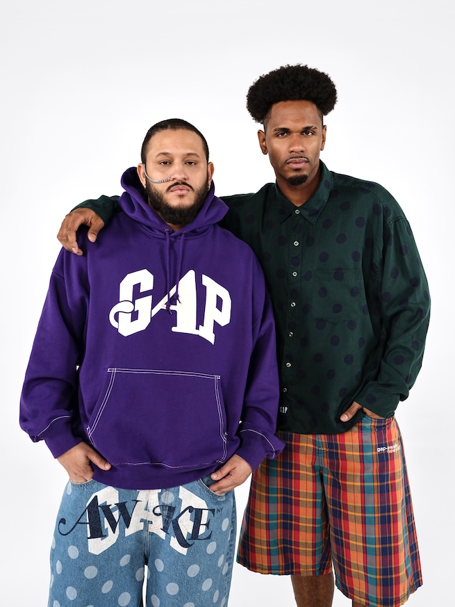 Gap &times; Awake NY ヘビーウェイト オーバーサイズ ロゴパーカー-7