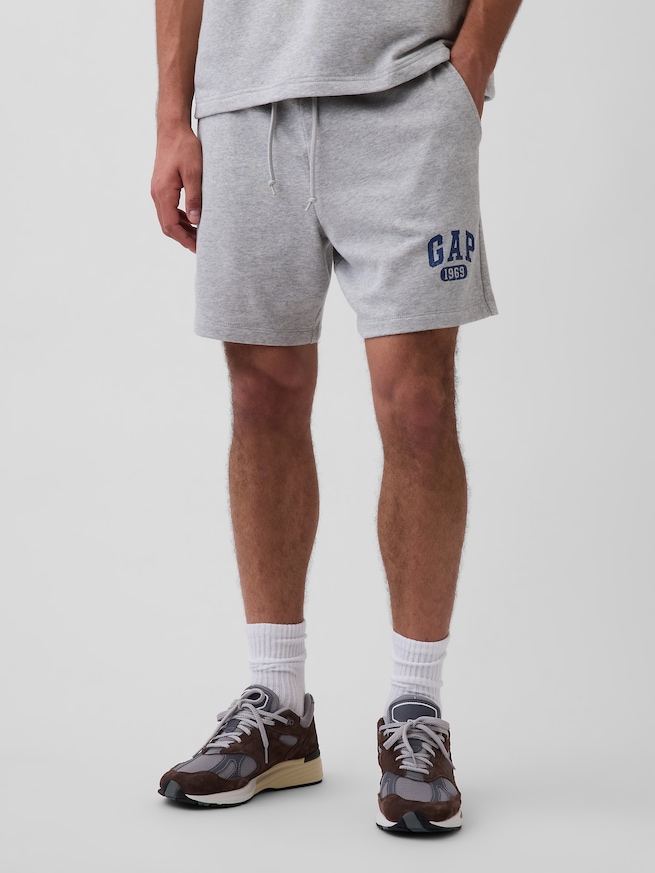 ヴィンテージソフト フレンチテリー GAPロゴ スウェットショートパンツ-1