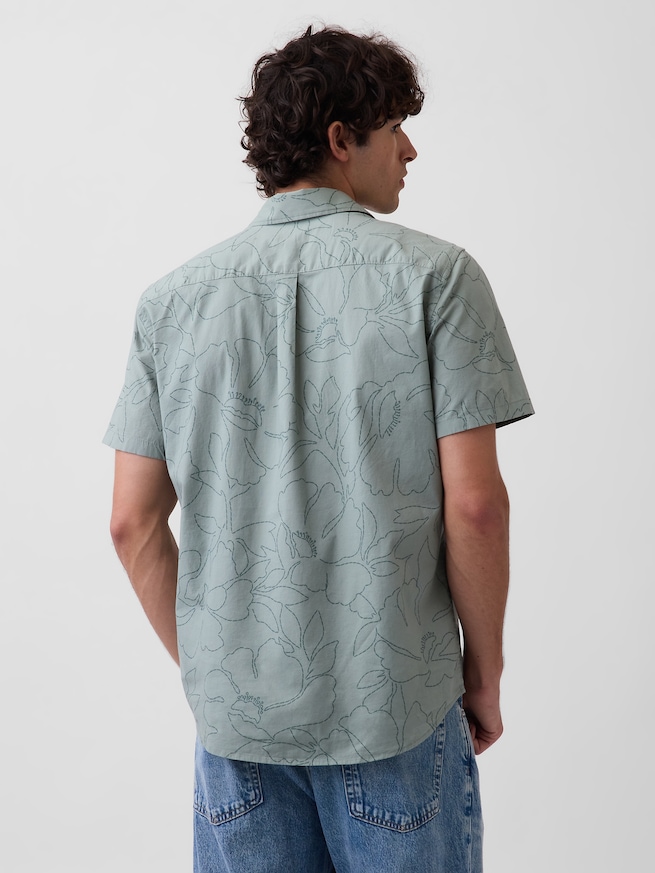 スタンダードフィット ストレッチ ポプリンシャツ-2