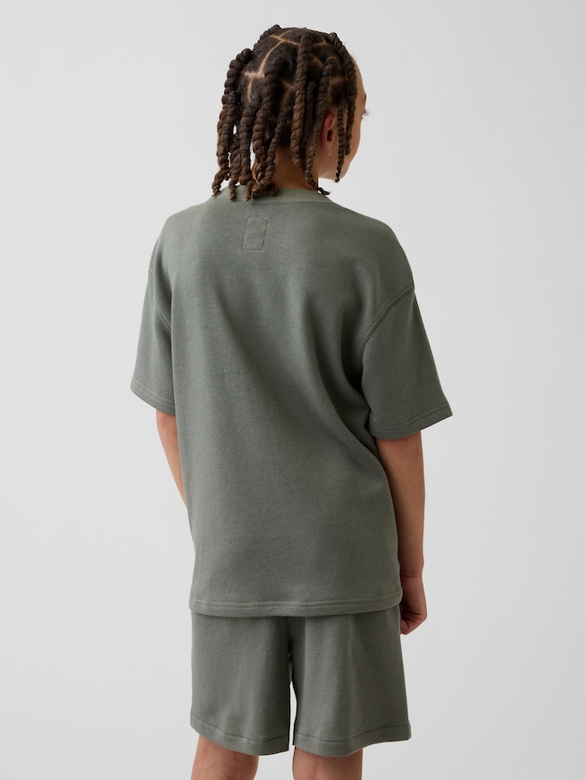 フレンチテリー 半袖 スウェットシャツ (キッズ)-2