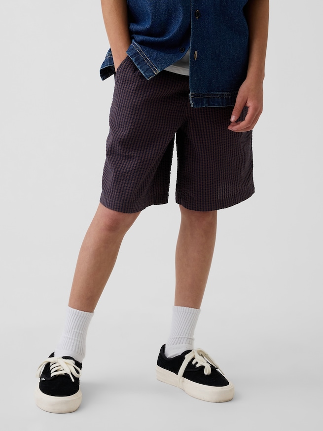 リラックスフィット イージーウエスト バミューダ ショートパンツ (キッズ)-2