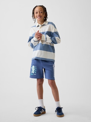 GapKids マインクラフト リラックスフィット プルオン ショートパンツ