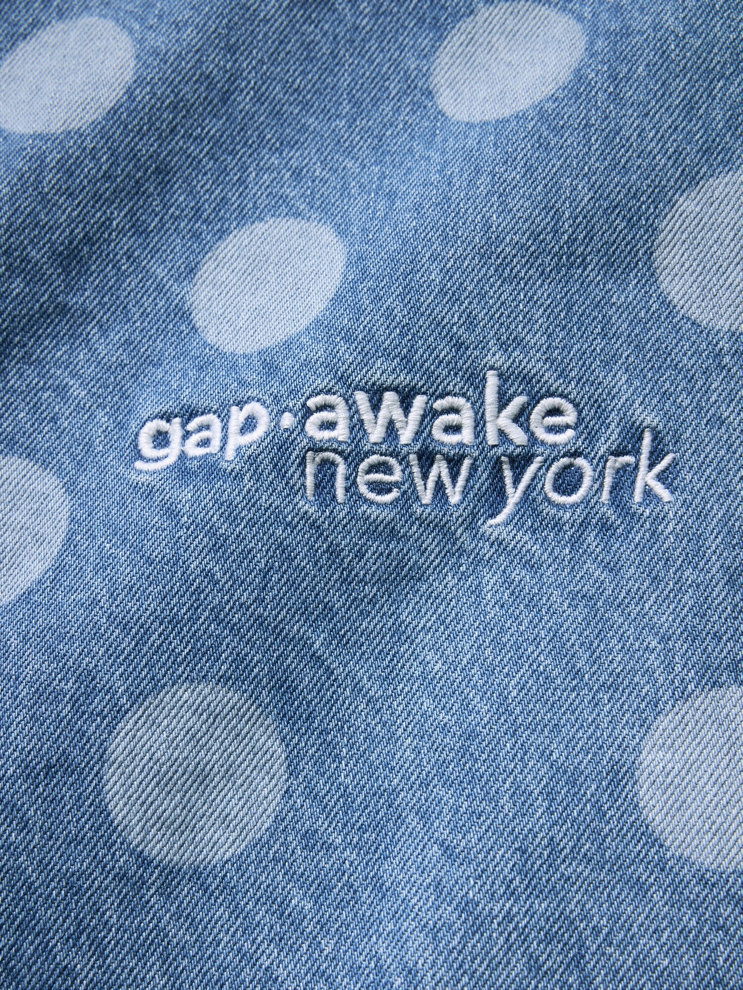 Gap × Awake NY '90s ルーズフィット 水玉 デニムショートパンツ