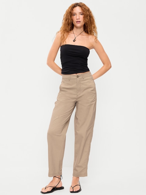 PANTALON CHINO AUTHENTIQUE À TAILLE HAUTE