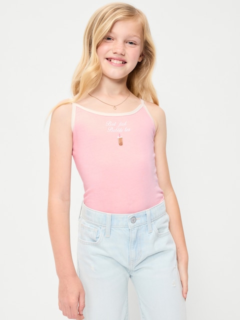 Fitted Graphic Cami for Girls