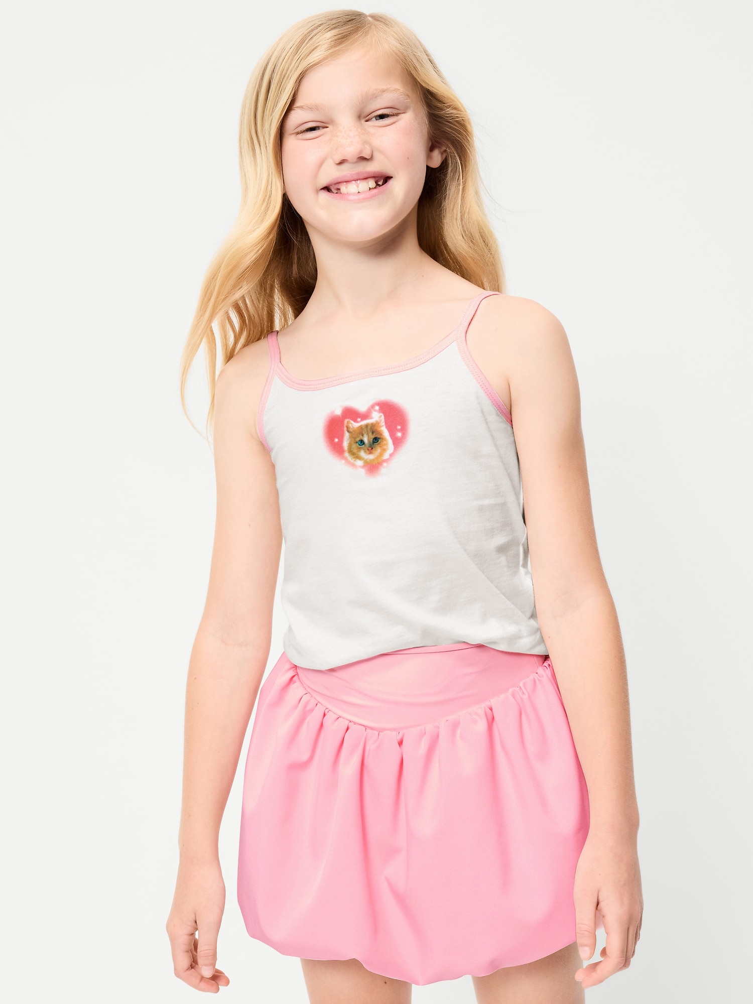 CAMISOLE AJUSTÉE À IMPRIMÉ POUR FILLE