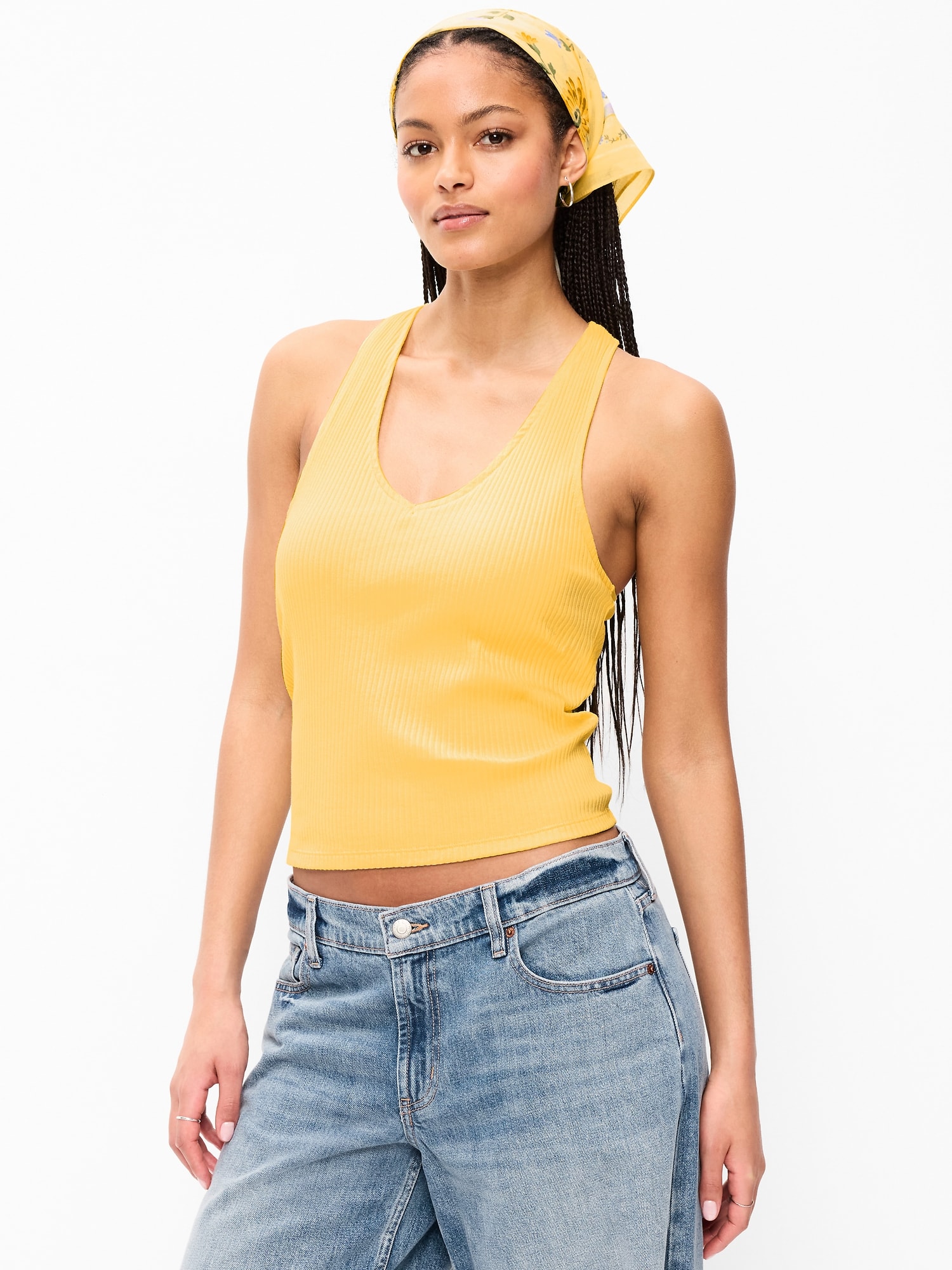 Slim-Fit Rib-Knit Tank Tops for Women | Old Navy