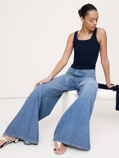 CAMISOLE EN TRICOT FROISSÉ