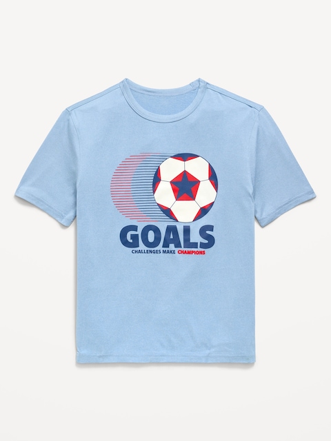 T-SHIRT À IMPRIMÉ PERFORMANCE NUAGESPORT POUR GARÇON